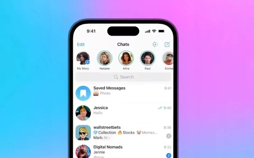 اضافه شدن قابلیت استوری به تلگرام در ماه آینده