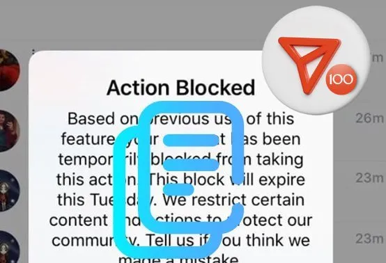 محدودیت ارسال پیام تکراری در اینستاگرام