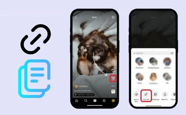 آموزش نحوه کپی لینک پست اینستاگرام و استوری (آخرین آپدیت)
