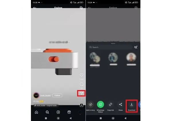 دانلود ریلز اینستاگرام بدون برنامه