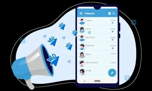 تبلیغ با ادز تلگرام