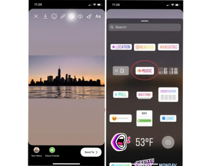 قابلیت Add Music