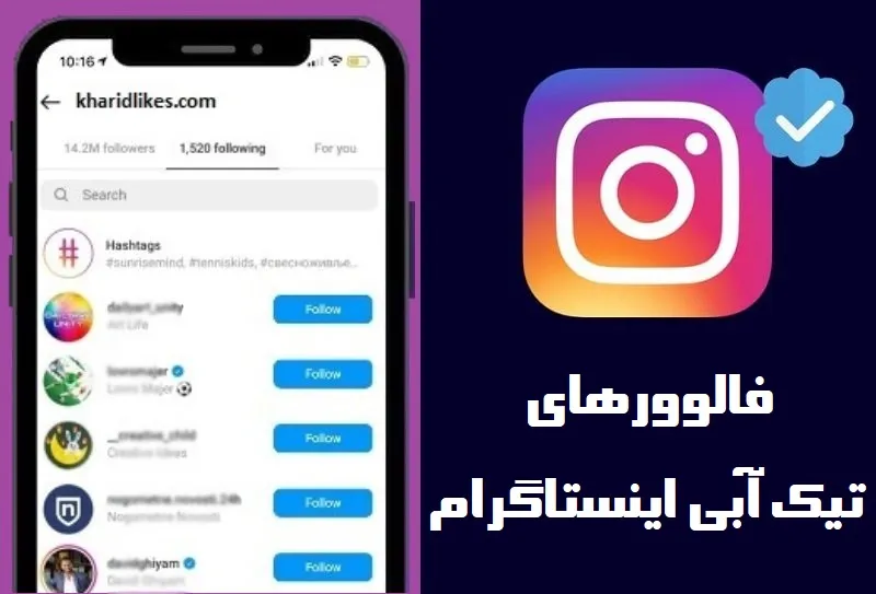 خرید فالوور تیک آبی